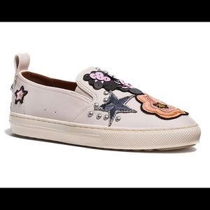 HP🎉NEW WITHOUT BOX Coach Star Sequin Sneakers